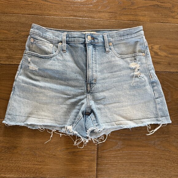 Madewell High-Rise Denim Shorts in Astell Wash - Picture 3 of 7